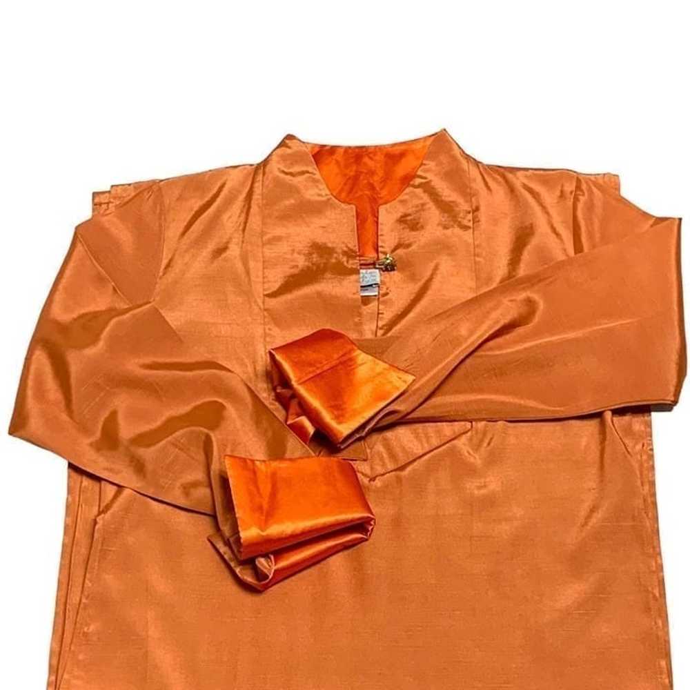 LOULOU DE LA FALAISE Tangerine Polycotton Kaftan … - image 10