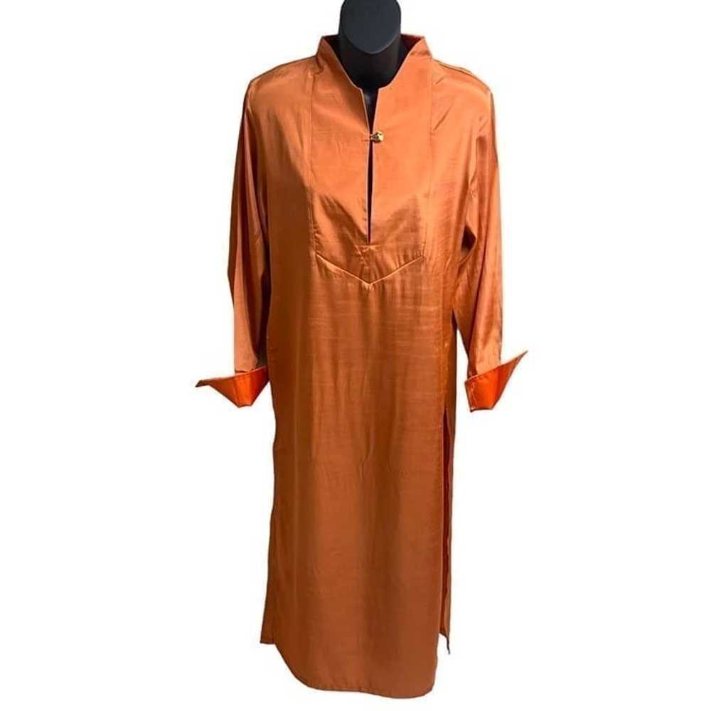 LOULOU DE LA FALAISE Tangerine Polycotton Kaftan … - image 2