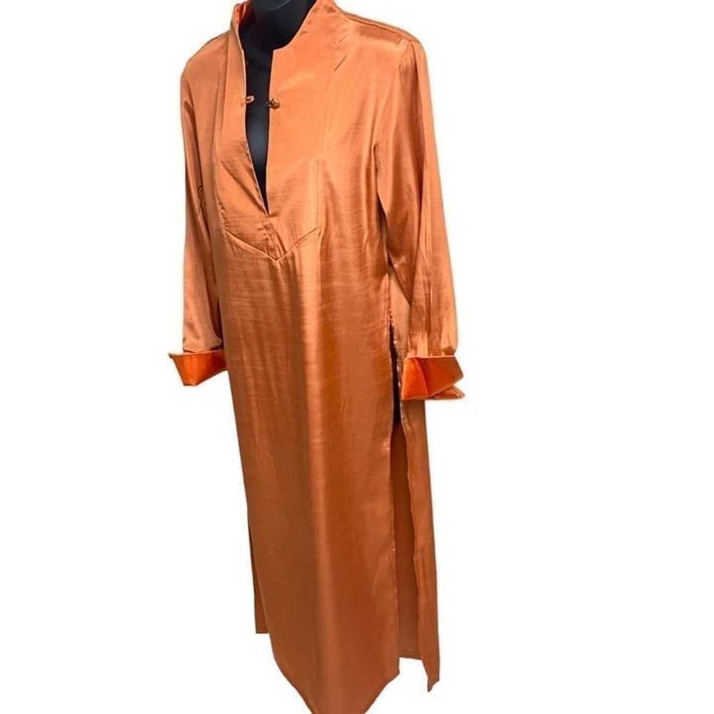 LOULOU DE LA FALAISE Tangerine Polycotton Kaftan … - image 4