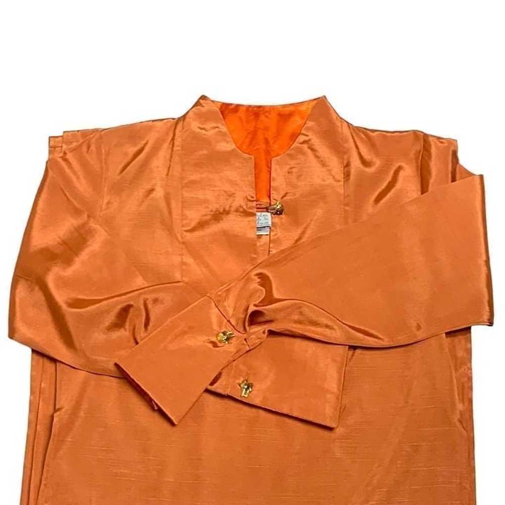 LOULOU DE LA FALAISE Tangerine Polycotton Kaftan … - image 8