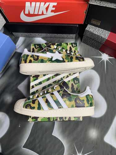 Adidas × Bape Bape x Adidas Superstar 80s