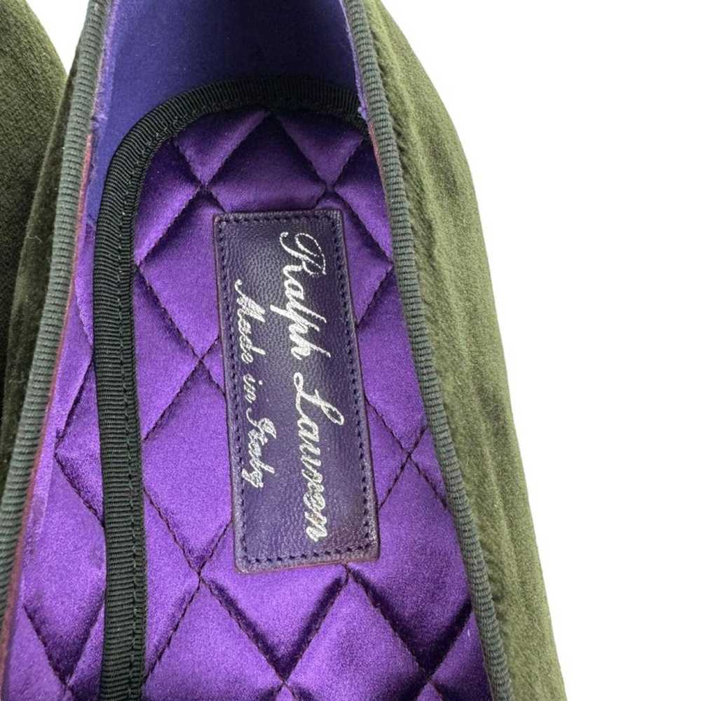 Ralph Lauren Purple Label Velvet flats - image 6