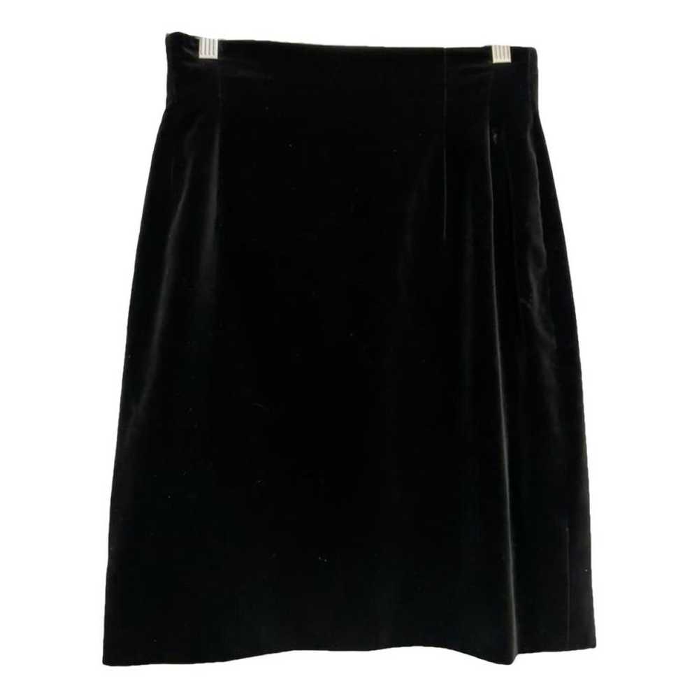 Escada Velvet mini skirt - image 1