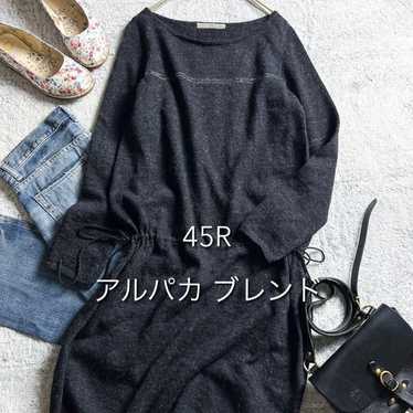 [45R] 45rpm Alpaca Wool Waist Drawstring Code Kni… - image 1