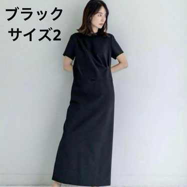 Deres Deres One Piece 9th Draping Dress Noir - image 1