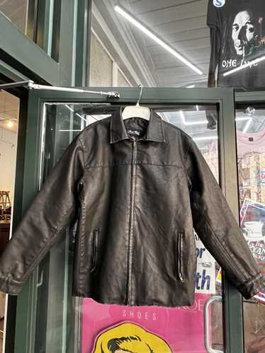 Designer Black Simon Clarke Leather jacket