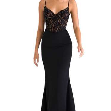 House of CB Cara lace maxi dress