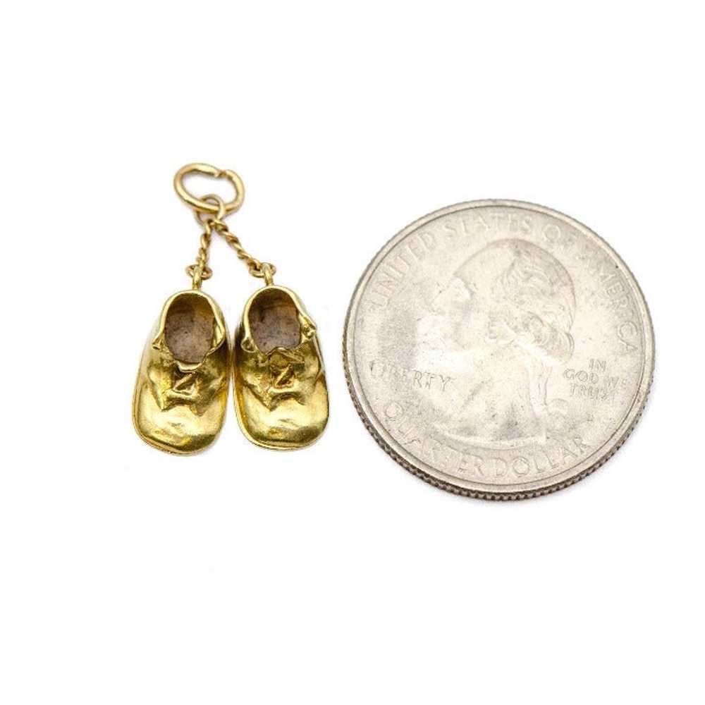 Vintage Baby Shoes Charm - image 3