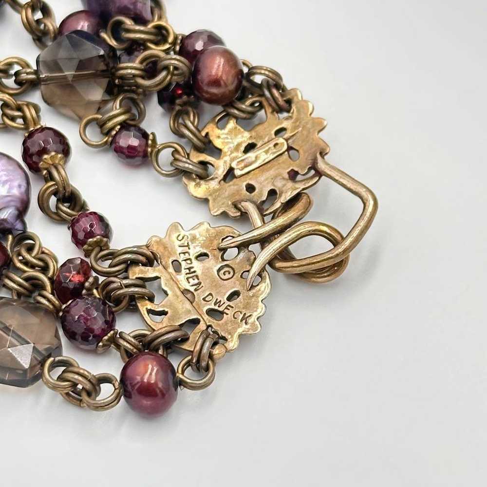 Limited edition Stephen Dweck necklace with 4 str… - image 10