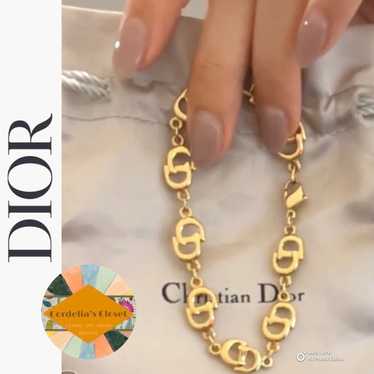 Vintage RARE! Christian Dior Gold Plated Luxury Sh