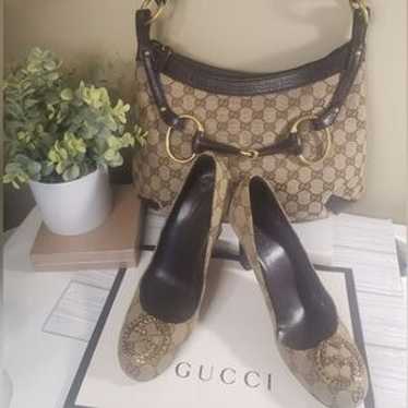 靴 GUCCI 2000s Gold Chain Horsebit Heels Gucci | Shoes | Gucci Boots Black Leather Gold Chain