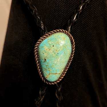 Vintage Turquoise Bolo Tie