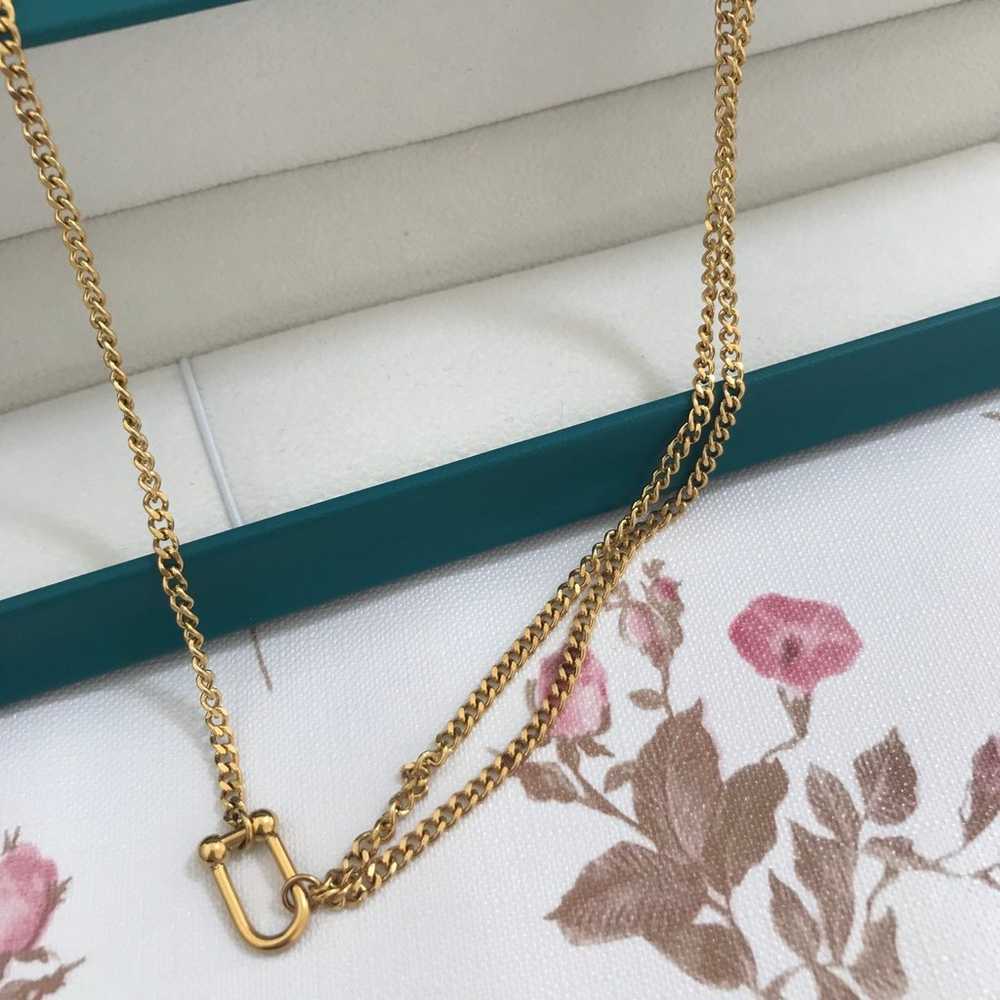 18k real yellow gold necklace - image 4