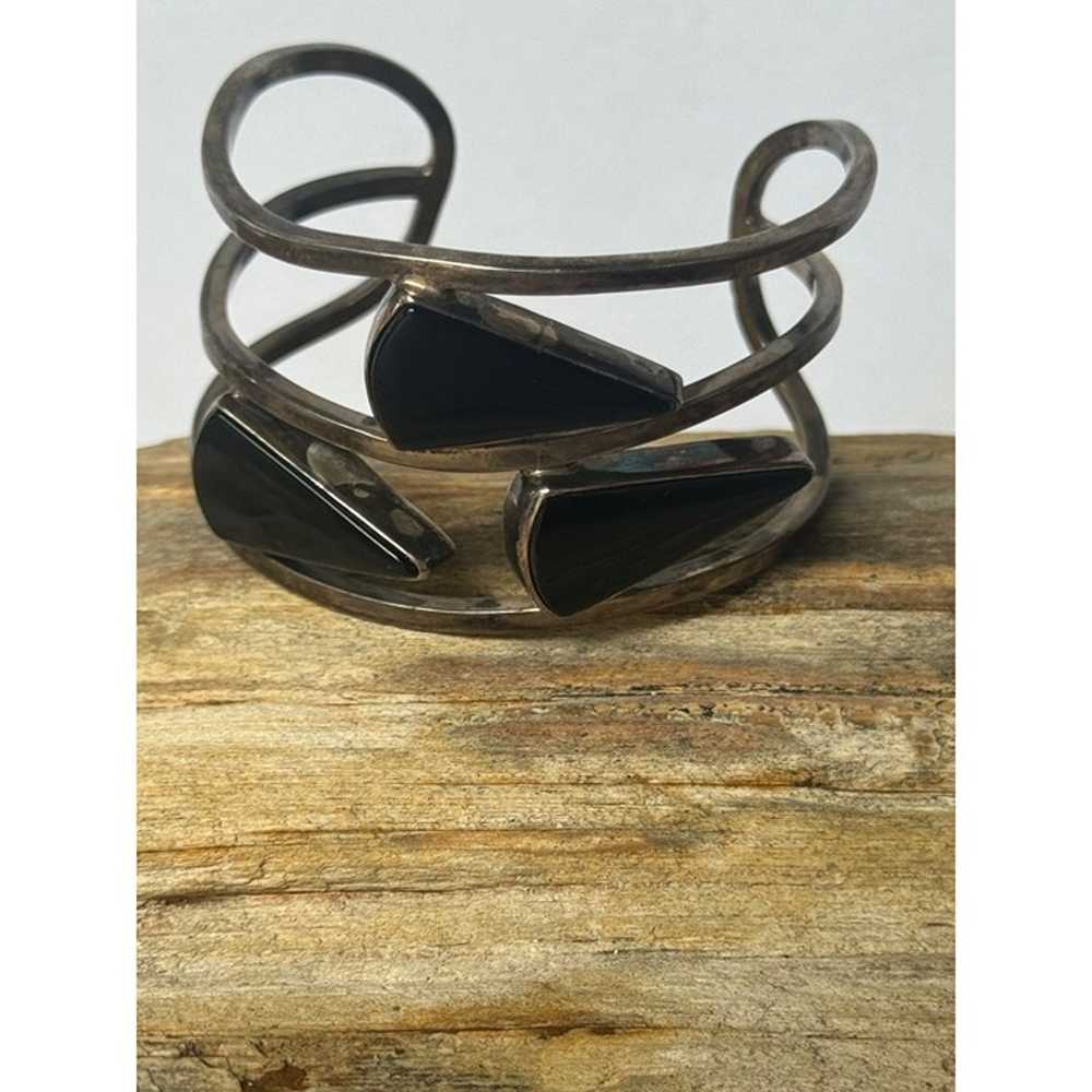 Vintage Sterling Silver Sharon Sandoval Cuff Brac… - image 10