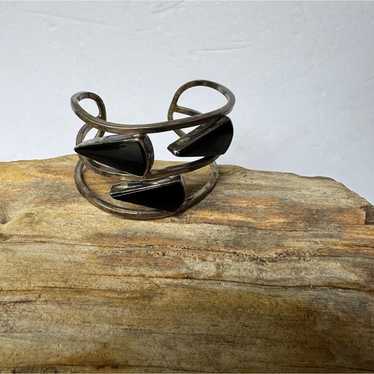 Vintage Sterling Silver Sharon Sandoval Cuff Brac… - image 1