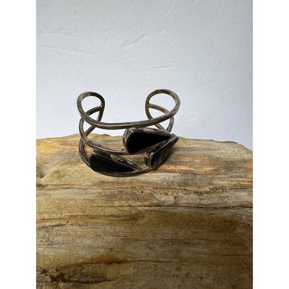 Vintage Sterling Silver Sharon Sandoval Cuff Brac… - image 2