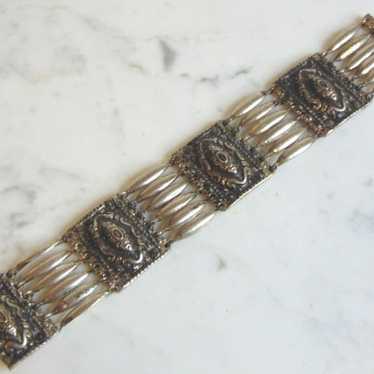 Womens Vintage Estate Sterling Silver Bracelet 78.