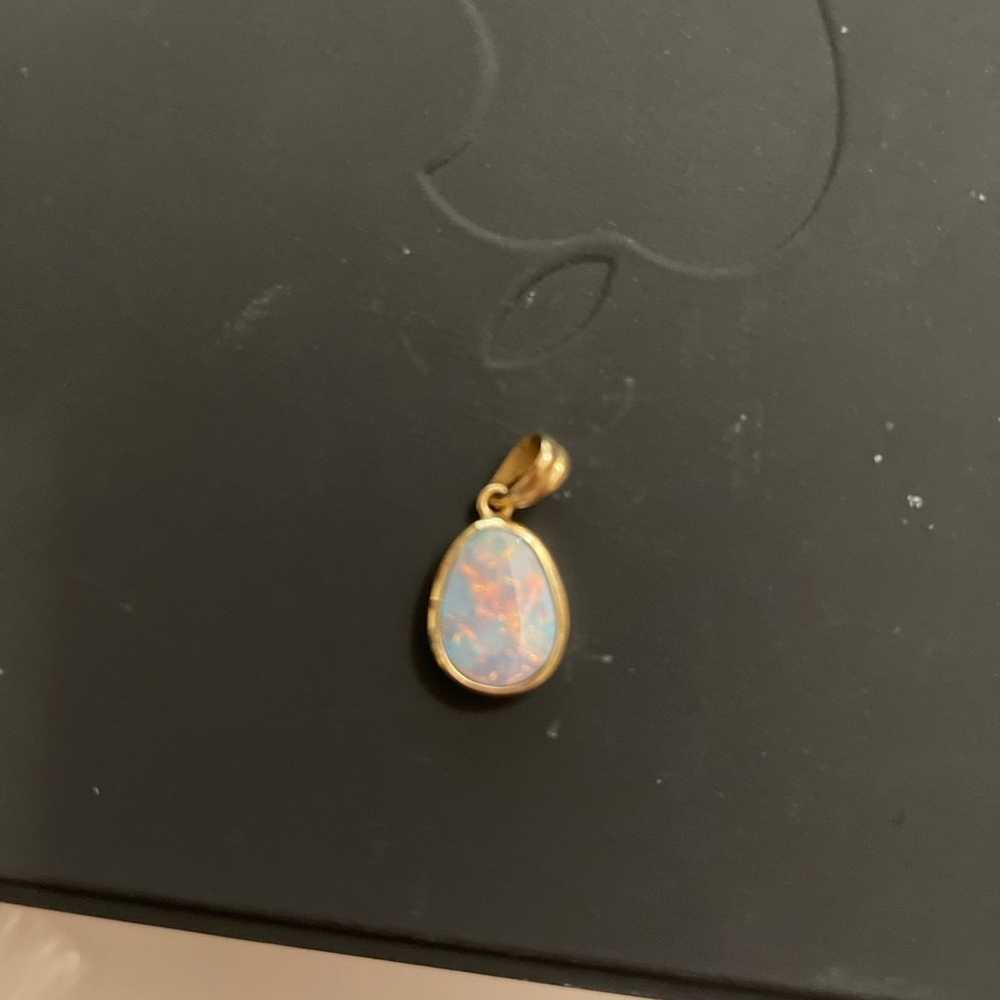 14K opal pendant - image 4