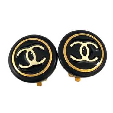 Chanel Earrings Coco Mark Vintage Authentic Item