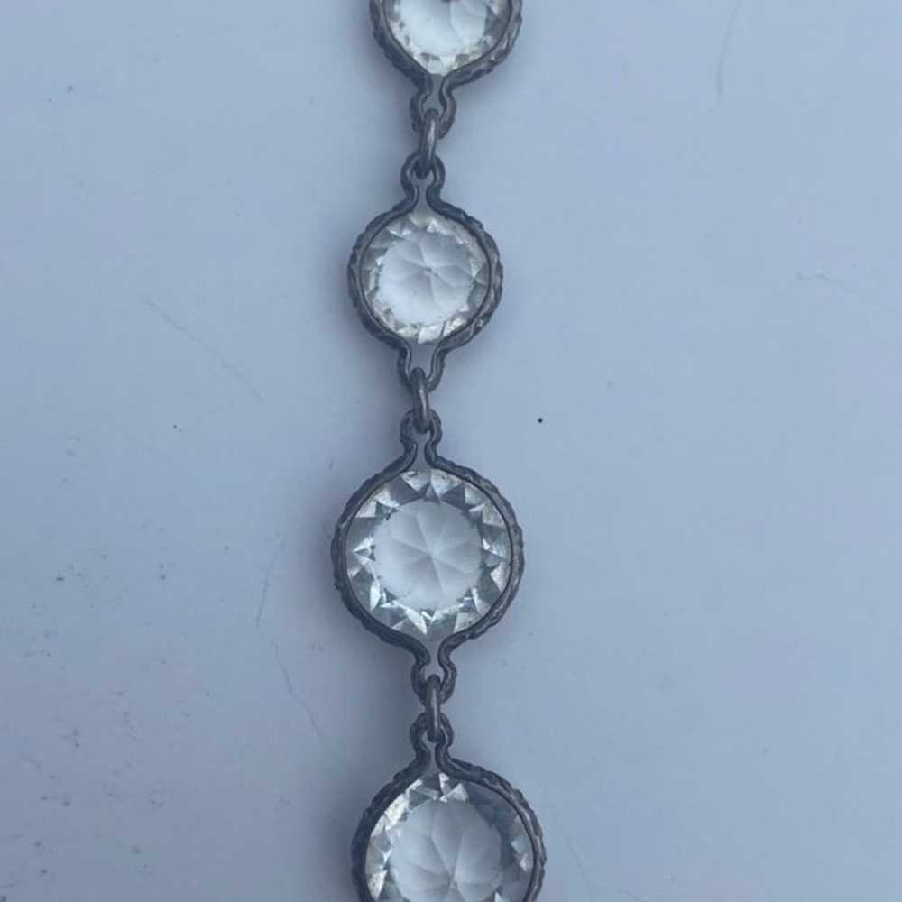 Antique vintage victorian paste rivière sterling … - image 5