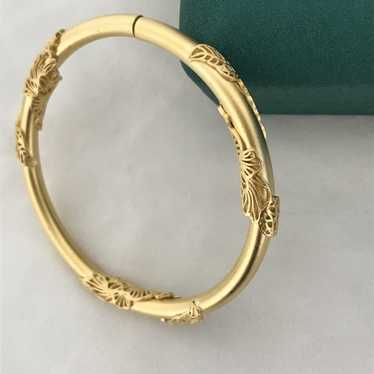 999 24k Soild Yellow Gold Acacia vine Bracelet - image 1