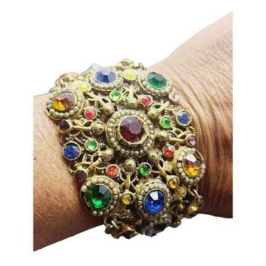 Vintage Spectacular Austro-Hungarian Jeweled Brace