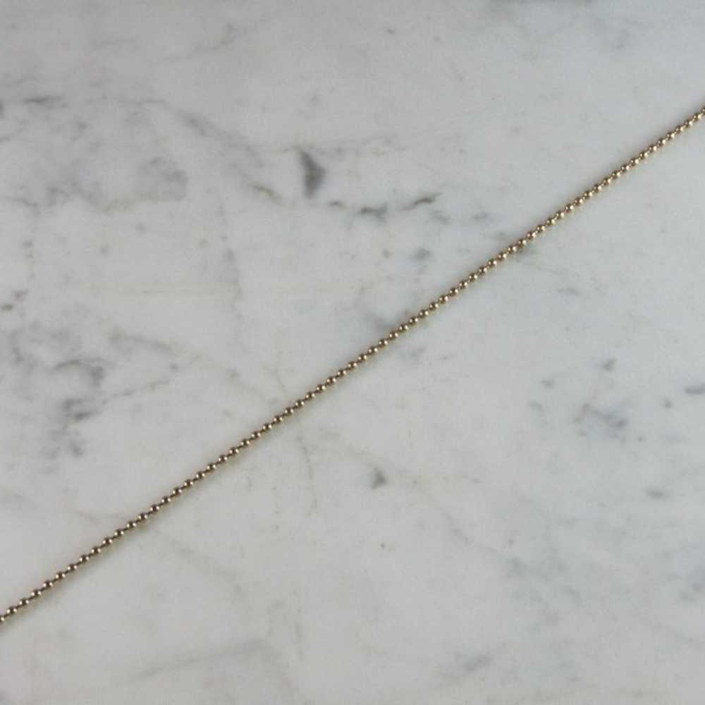 Womens 14K Yellow Gold Ankle Bracelet 4g E2999 - image 2