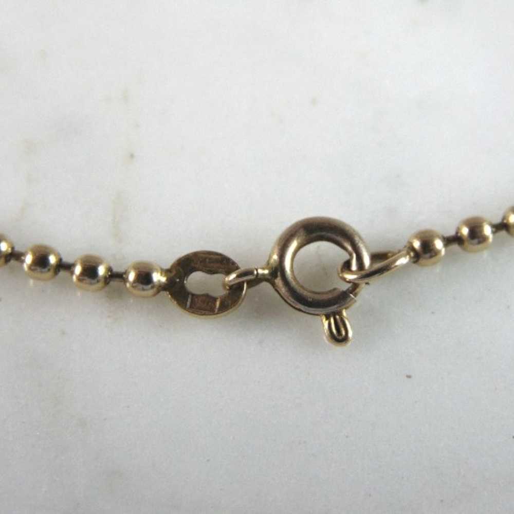 Womens 14K Yellow Gold Ankle Bracelet 4g E2999 - image 4