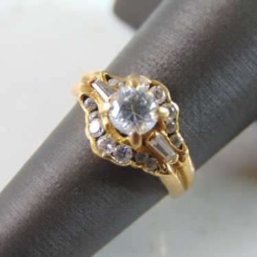 Womens Vintage Estate 18K Yellow Gold Ring E4235