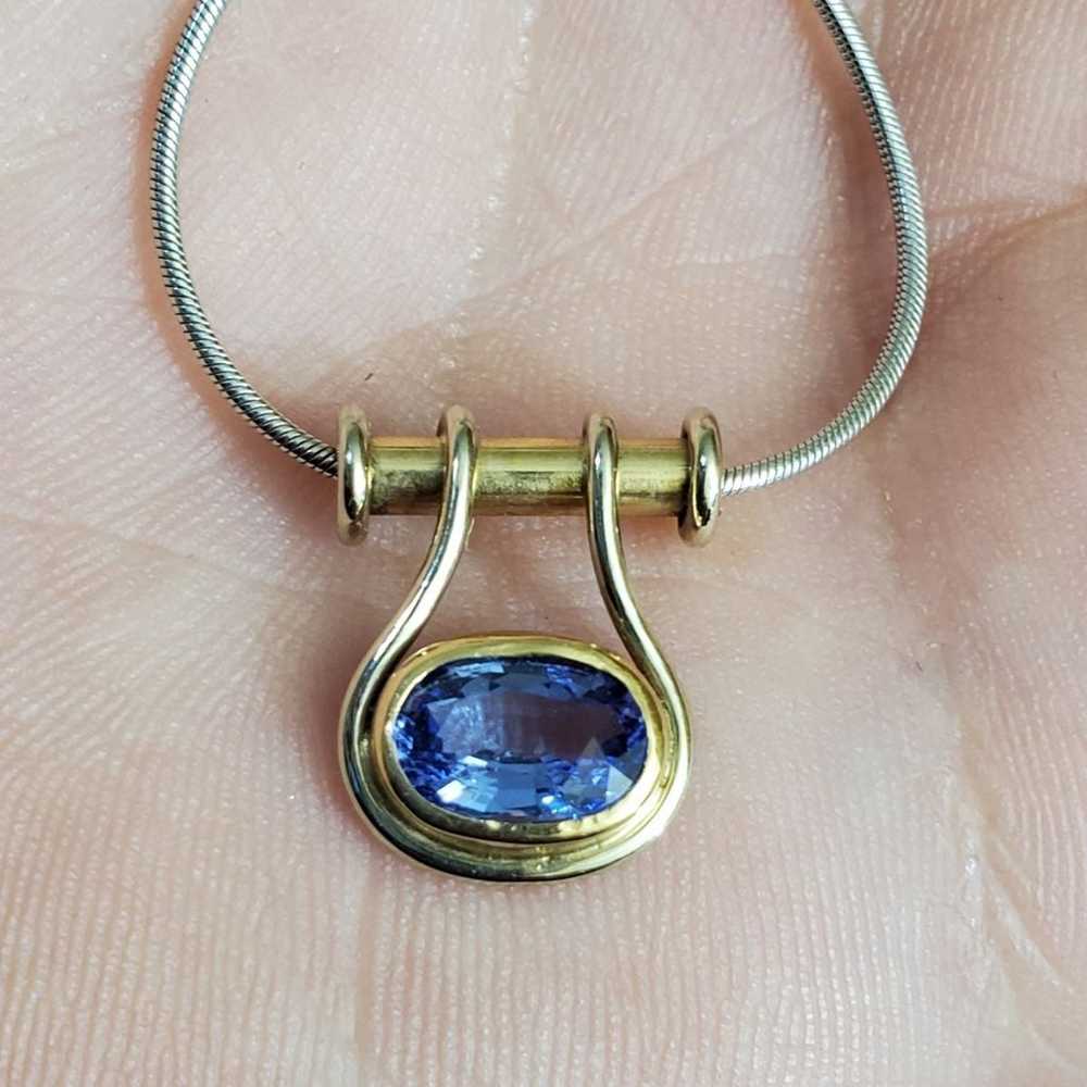 14k tanzanite necklace! - image 3