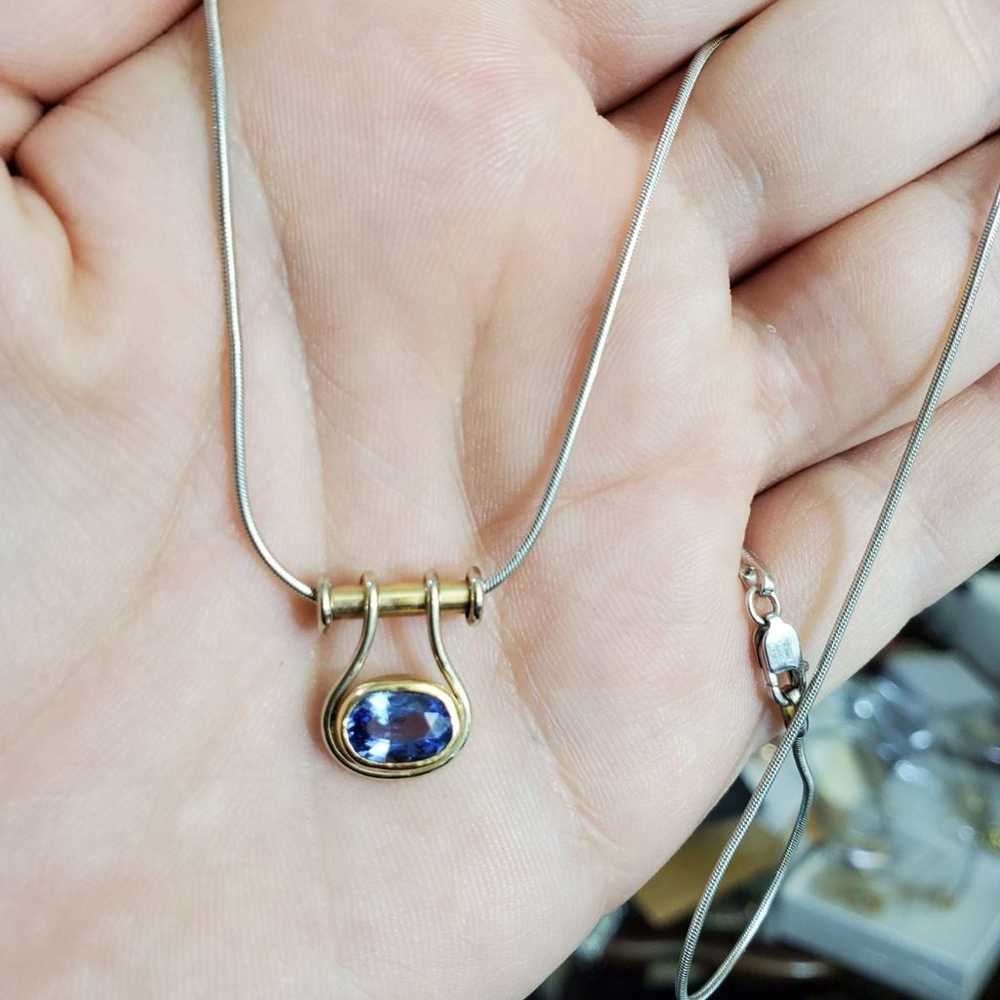 14k tanzanite necklace! - image 5