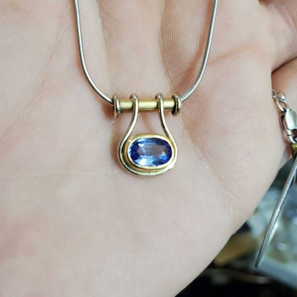 14k tanzanite necklace! - image 6