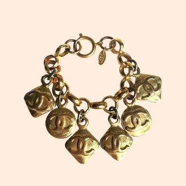 Chanel Vintage Gold Charm Bracelet