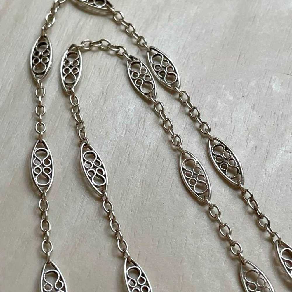 France Antique Silver Filigree Vintage Jewelry - image 1