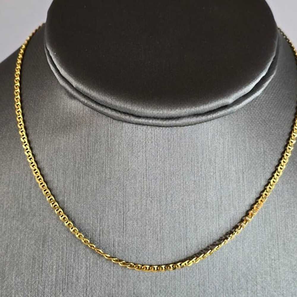 Womens Vintage Estate 18K Yellow Gold Chain Neckl… - image 1