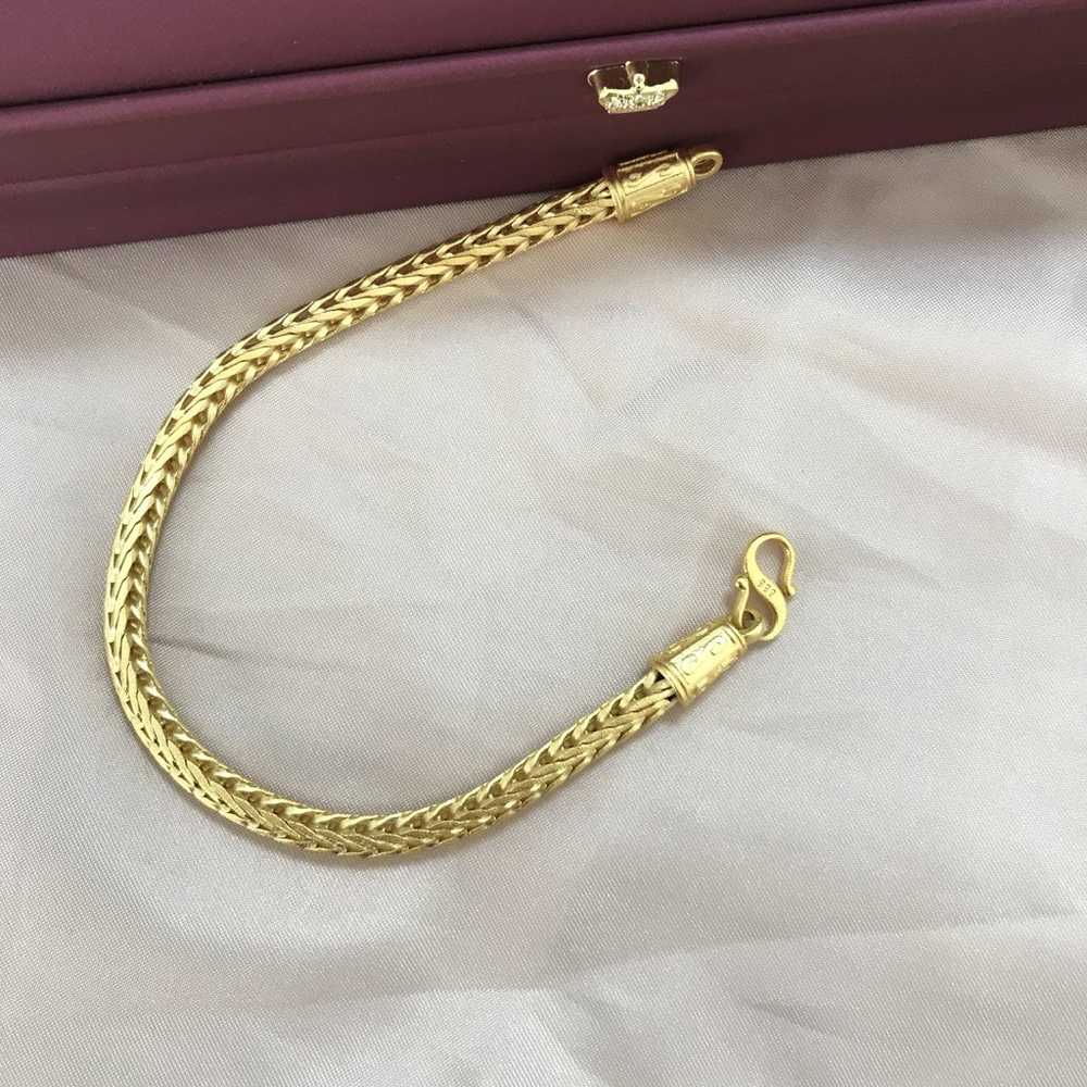 Vintage solid Gold Bracelet - image 2