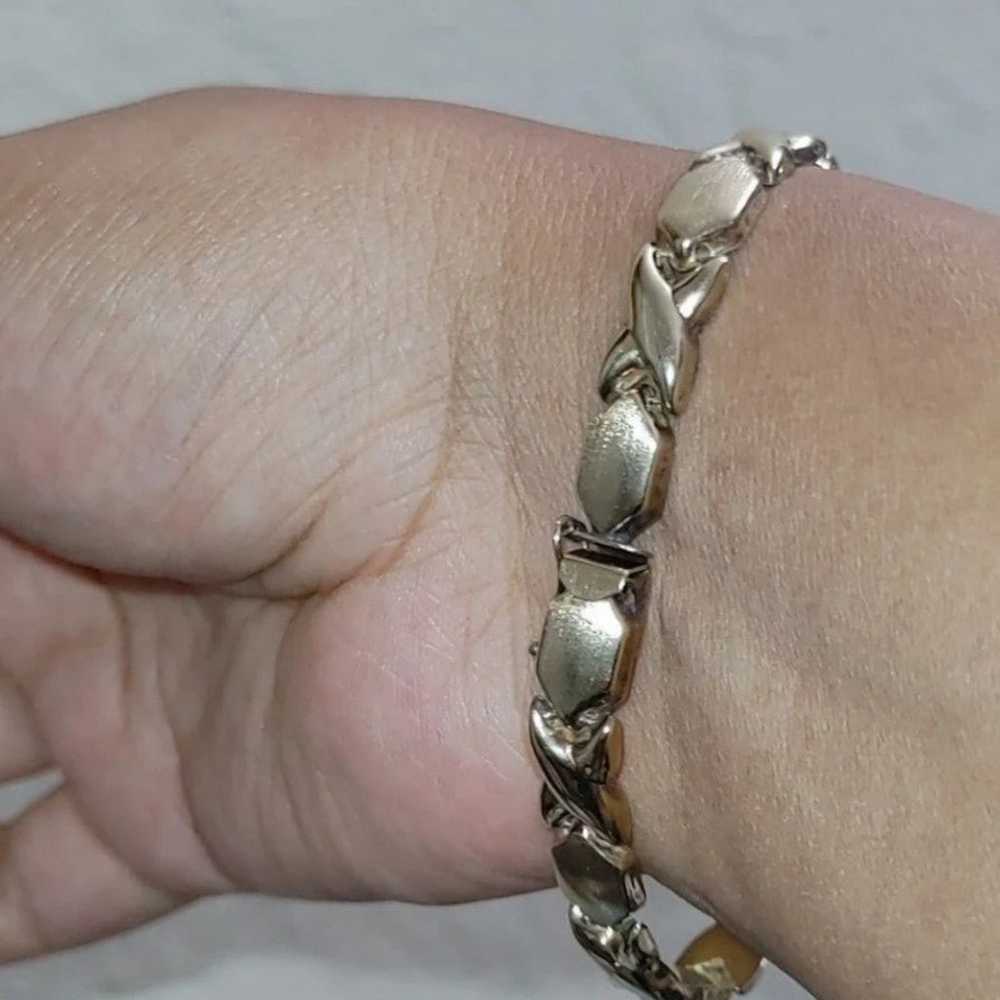 10K Gold XO Bracelet - image 1