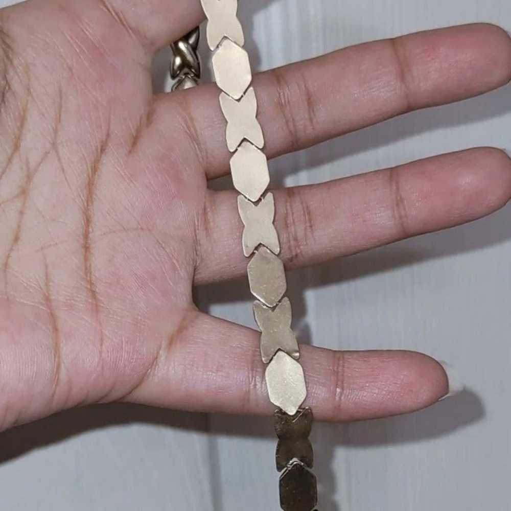 10K Gold XO Bracelet - image 8