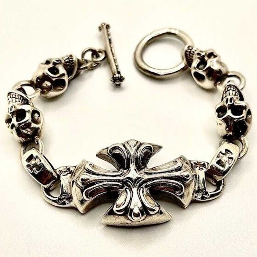 A&G Amal Guessous Limited Rare Skull Cross Bracel… - image 9