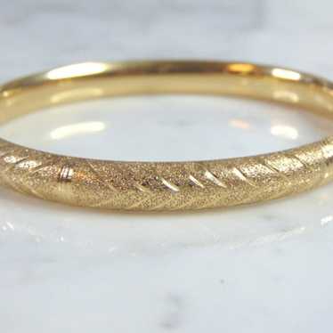 Womens Vintage 14k Gold Bracelet E899