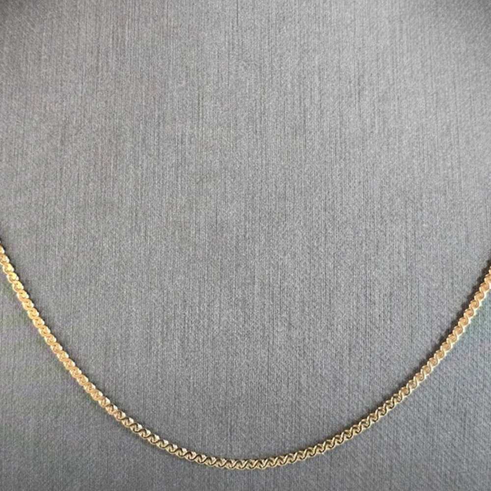 Womens Vintage Estate 14K Yellow Gold Necklace 7.… - image 1