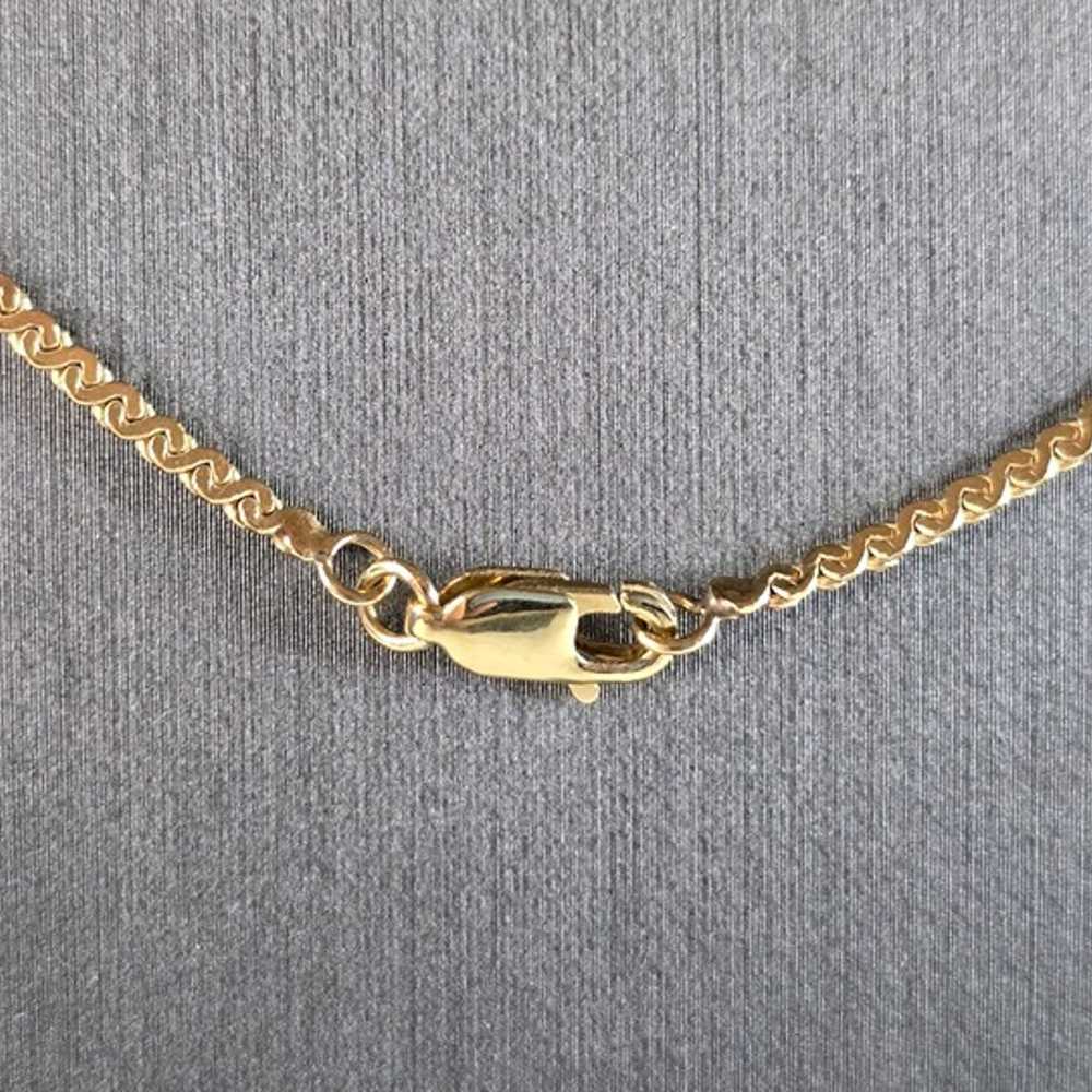 Womens Vintage Estate 14K Yellow Gold Necklace 7.… - image 3