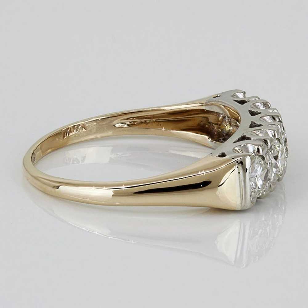 14KYG 5-Diamond Bridal Wedding Ring/ Anniversary … - image 3