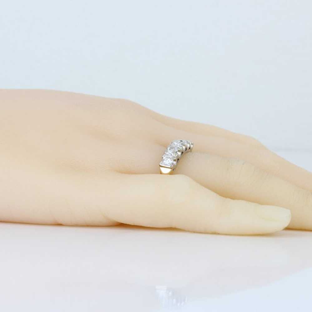 14KYG 5-Diamond Bridal Wedding Ring/ Anniversary … - image 8