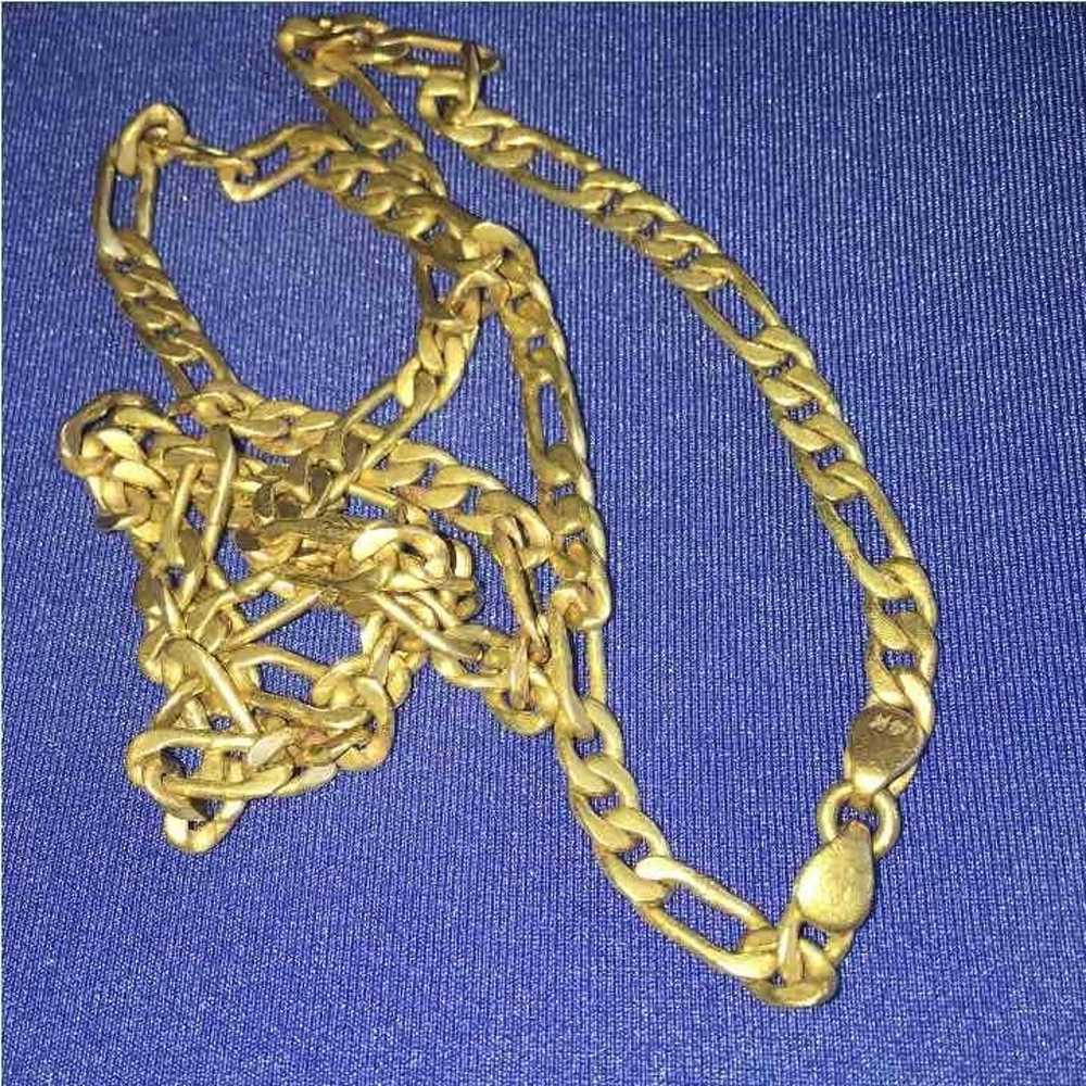 14k Figaro Chain 24" - image 4