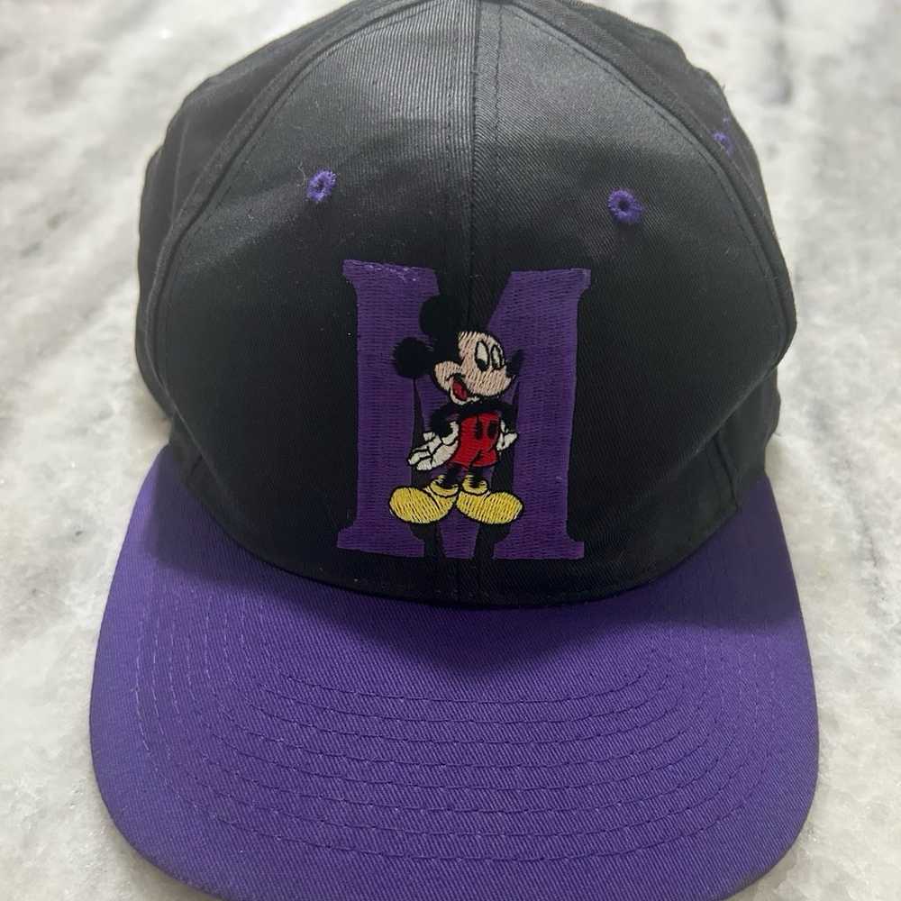 Vintage Mickey Mouse hat baseball cap adjustable - image 1