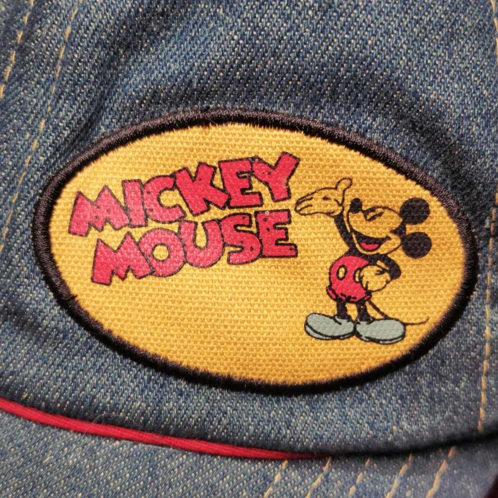 Vintage Walt Disney World Mickey Mouse Denim Hat - image 6