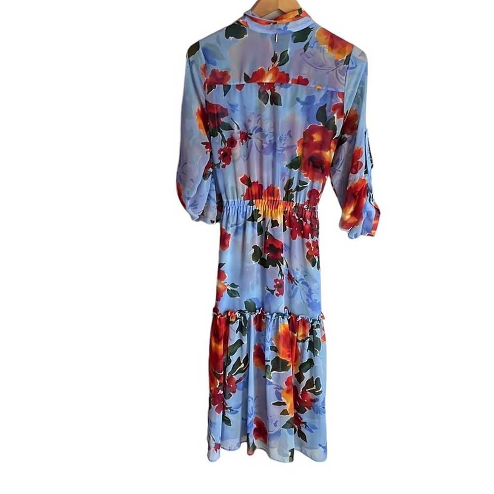 MISA Marsala Floral Shirtdress - image 3