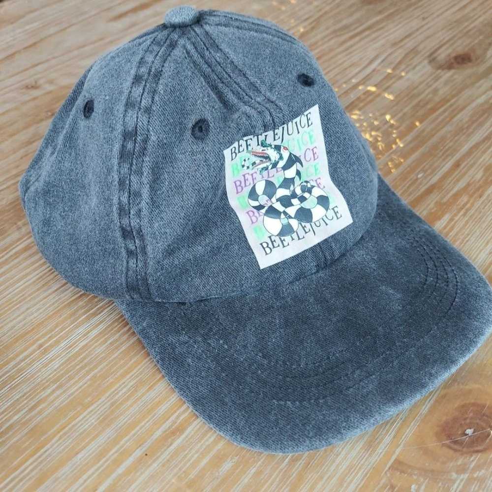 Beetlejuice Hat Baseball Cap Adjustable NWOT Gray… - image 1