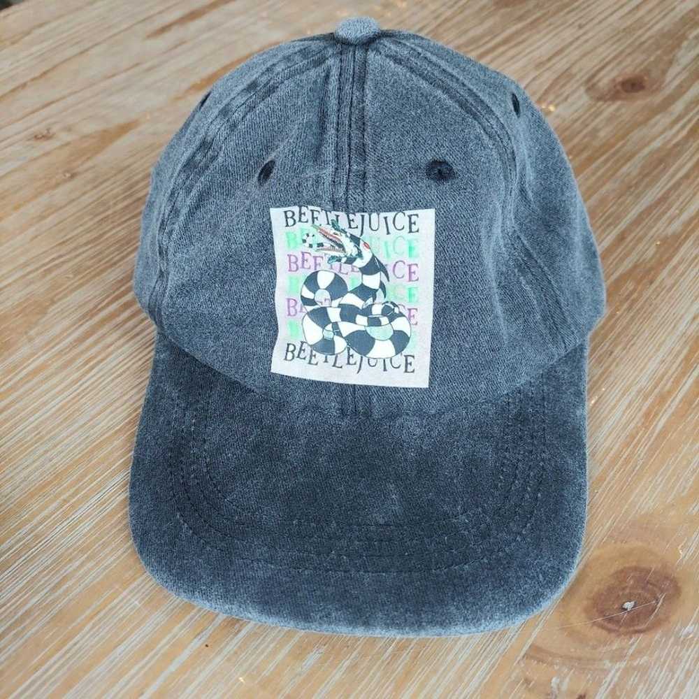 Beetlejuice Hat Baseball Cap Adjustable NWOT Gray… - image 2